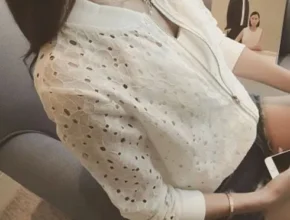 요즘 뜨는 24SS 아일렛 레이스 블루종 자켓 만족도 최고 제품