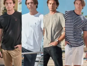 요즘 뜨는 24Summer 퓨어코튼 라운드넥 티셔츠 남성 4종 최고 인기 제품