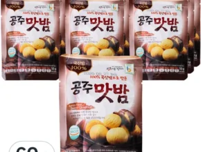 인플추천 농가애 국산밤으로 만든 공주맛밤 50g  30봉 추천