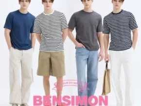 인플추천 벤시몽 24SS 여성 스트라이프 티셔츠 4종 최고 인기 제품