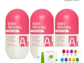 내돈내산 분홍이 액티브 버닝 2개 초록이 액티브 클린 2개 가성비 좋은 제품