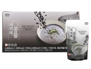 내돈내산 아름뜰 맷돌로 갈아만든 서리태 콩물 60팩 만족도 최고 제품