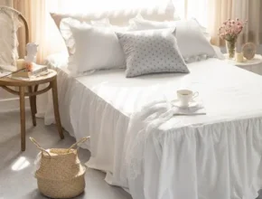 핫딜 에어룸 베르사유 프렌치 자수 베딩 세트사은품 침대스커트 가성비 좋은 제품