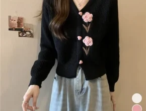 요즘 핫한 24SS 플라워 프린트 니트 가디건 추천